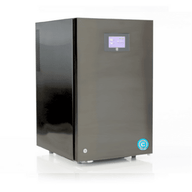 Matte black Cannatrol Cool Cure Wi-Fi drying and curing system with touchscreen.