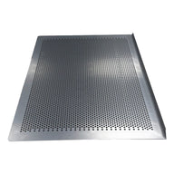 Perforated metal drying shelf with a clean, modern design.