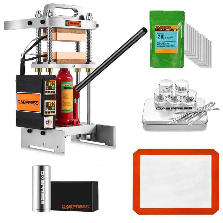 Dabpress 4 Ton Rosin Press Bundle