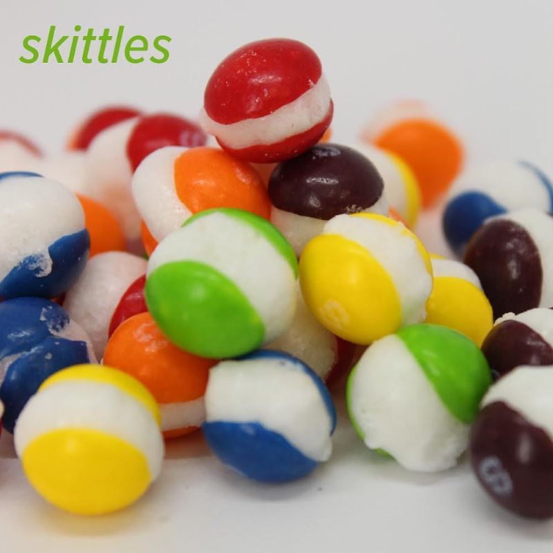 freeze dried skittles