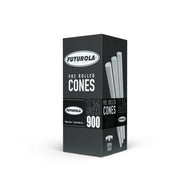 Futurola 1 1/4 Size 84/26 Pre-Rolled Cones Classic White + Futurola Tip