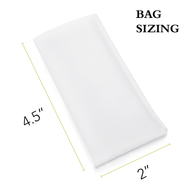 White rosin bag with sizing: 4.5
