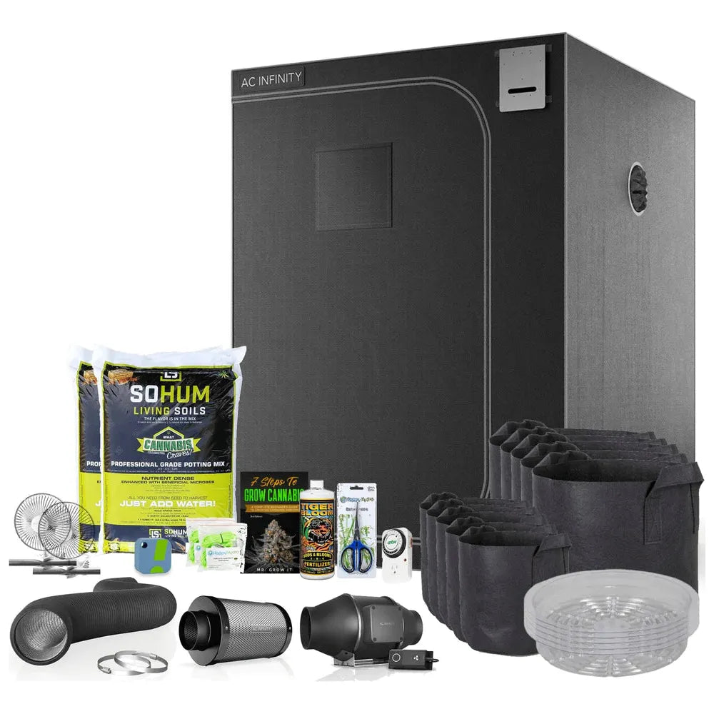 Happy Hydro Happy Hydro Beginner Grow Tent Kit | Without Grow Light | 5’ x 5’