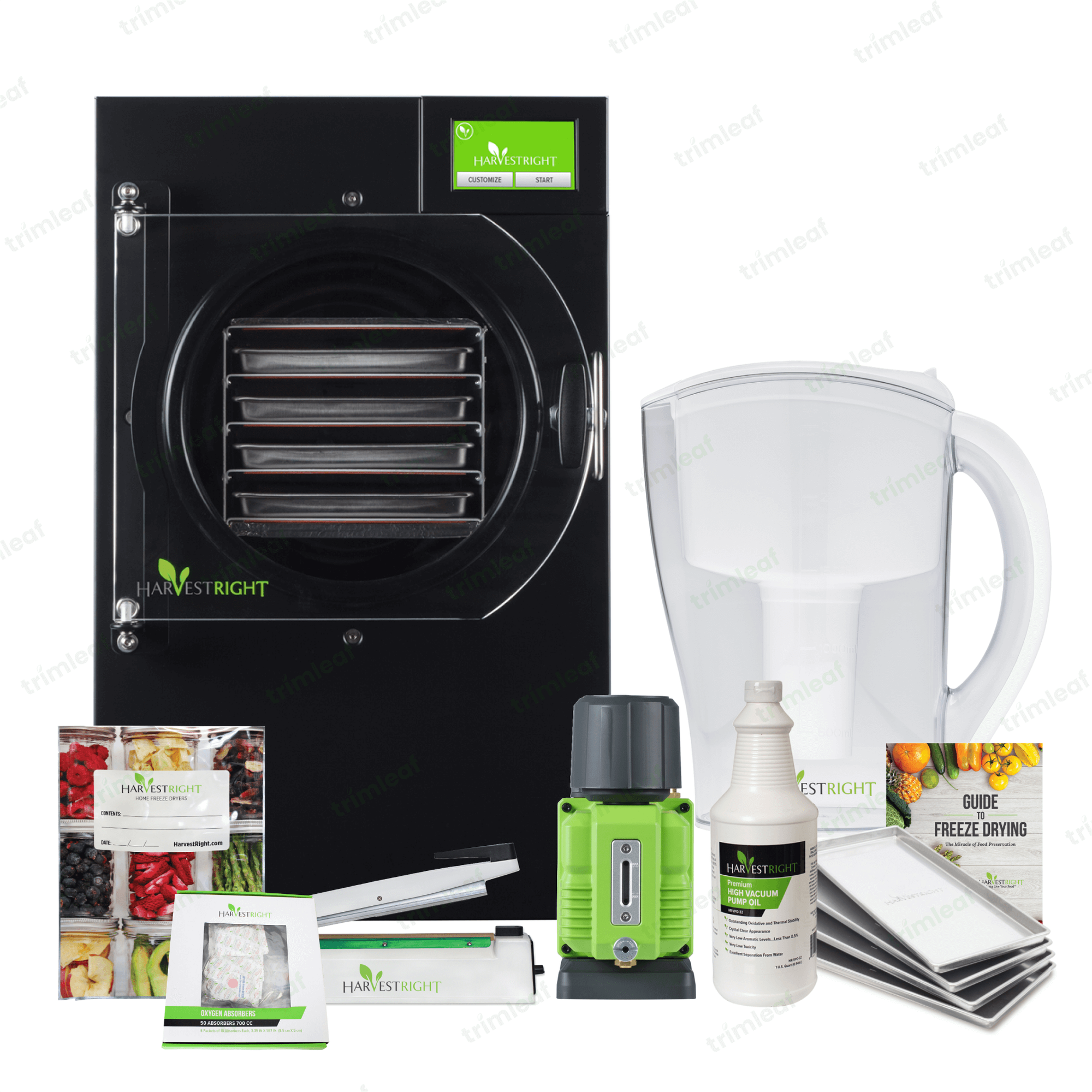 Harvest Right [4-Tray] Small Pro Home Freeze Dryer w/ Mylar Kit Premier Pump