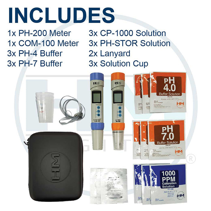 HM Digital HM Digital COM-100,PH-200, Protective Case &amp; Solutions