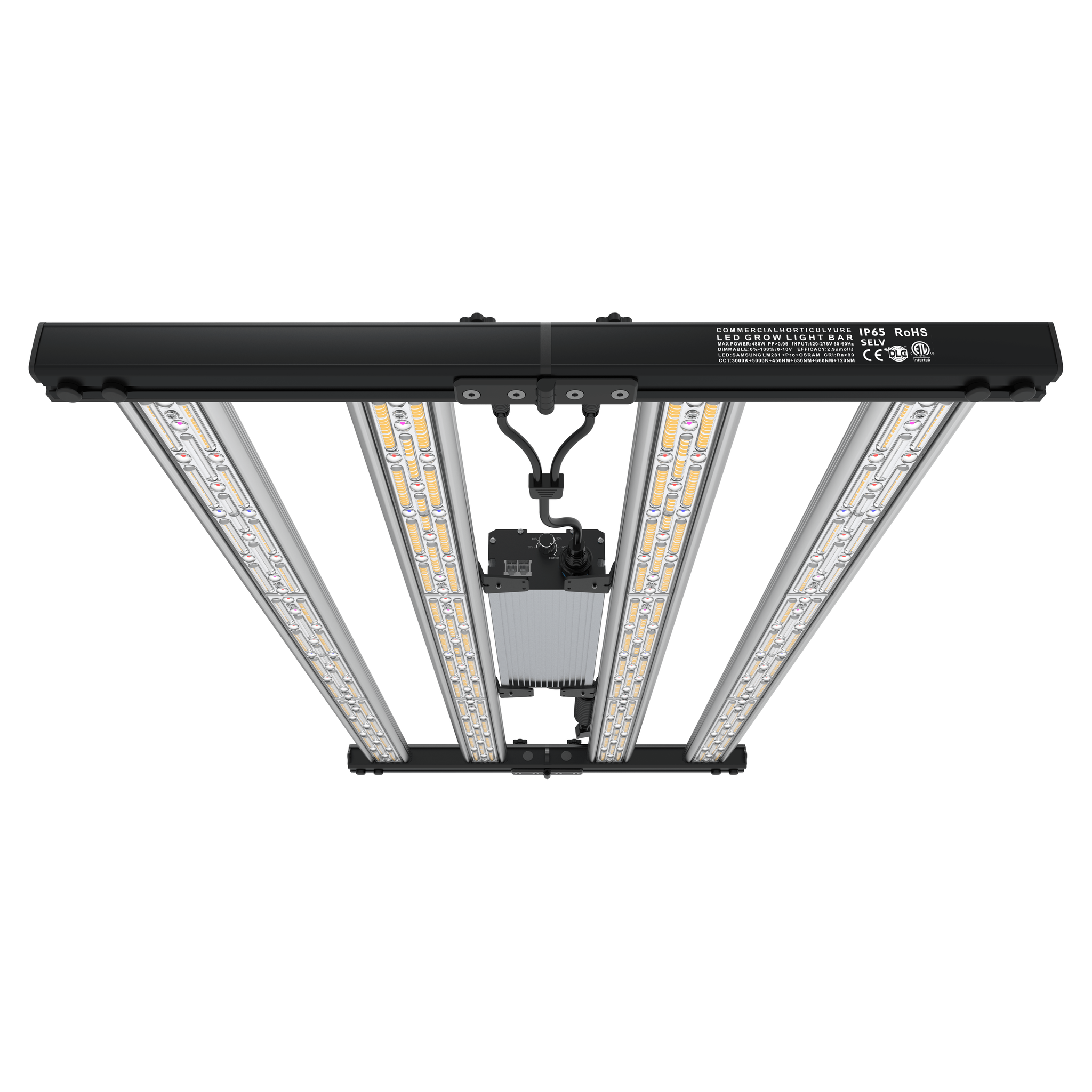 HortiBloom Mega Optic 500W LED Grow Light | Full Spectrum HortiBloom Mega Optic 500W LED Grow Light | Full Spectrum