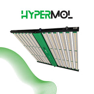 Iluminar HYPERMOL 1450W full-spectrum LED grow light with green and black bars.