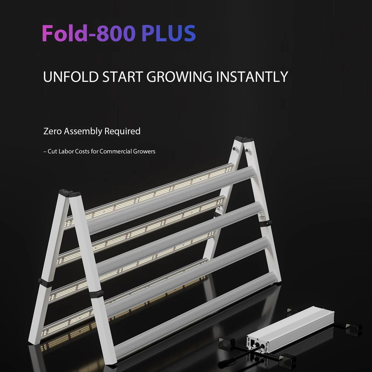 Medic Grow Fold-800 Plus Full Spectrum LED Grow Light