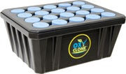 Black cloning system with 20 blue net pots, 