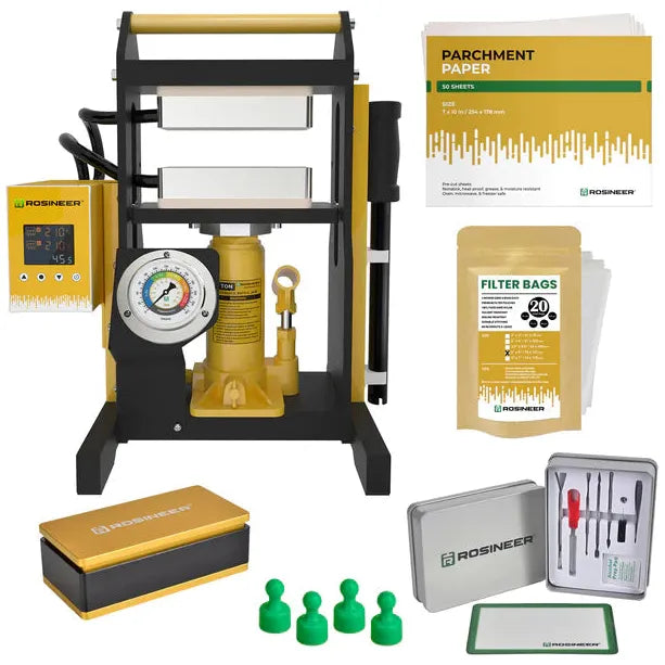 Rosineer Mighty-10 10 Ton Manual Rosin Press Bundle