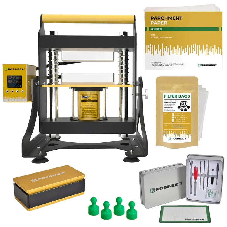 Rosineer Swing 20-Ton Hydraulic Rosin Press Bundle Press Only