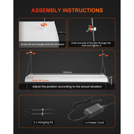 Spider Farmer SF600 Veg LED Grow Light Instructions