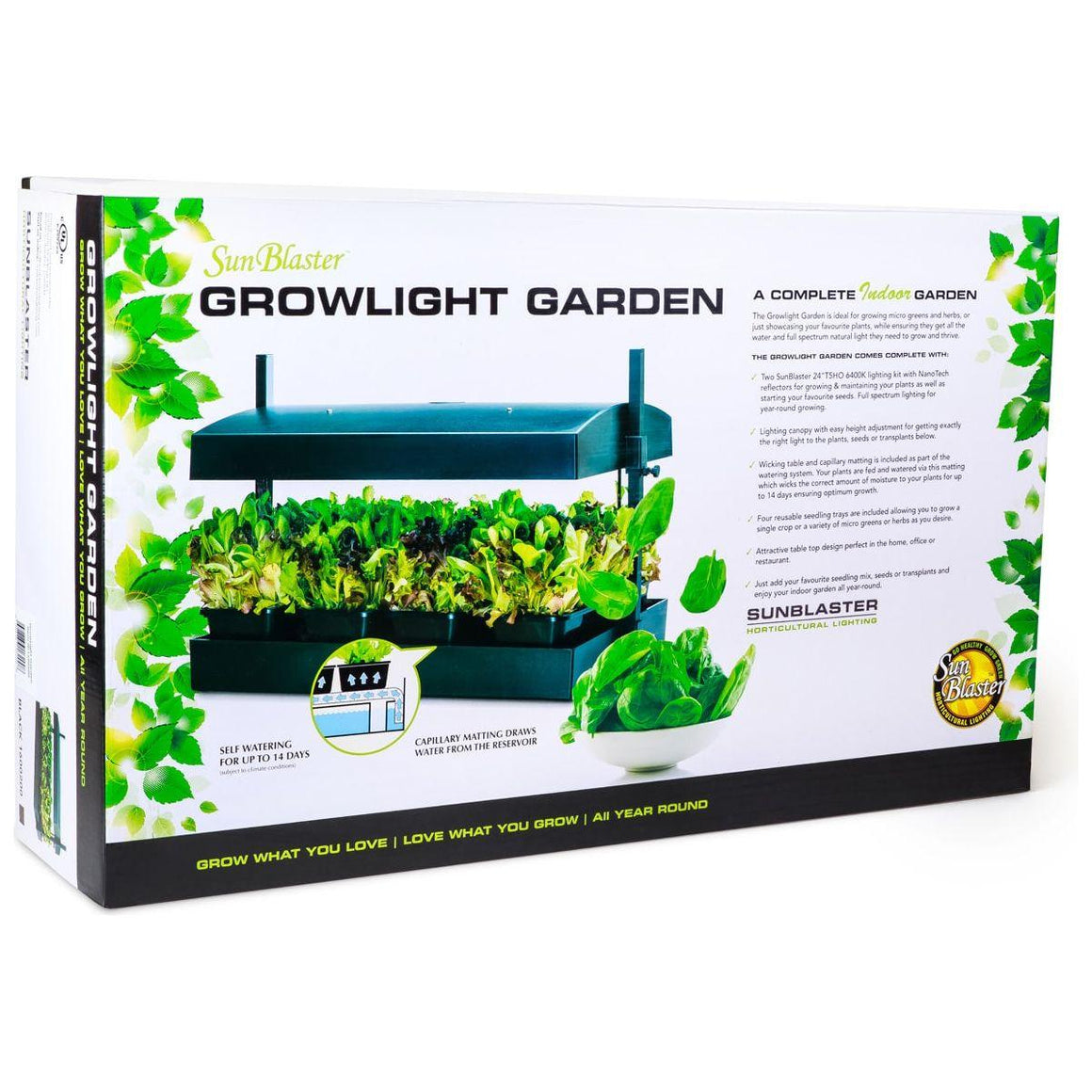 SunBlaster T5 Grow Light Garden