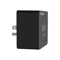 Black TrolMaster Hydro-X CO2 device station with a US plug, outlet, and green indicator light.