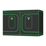 Black VIVOSUN Pro grow tent, 5x10, with vibrant green trim, two large front doors, and ventilation ports.
