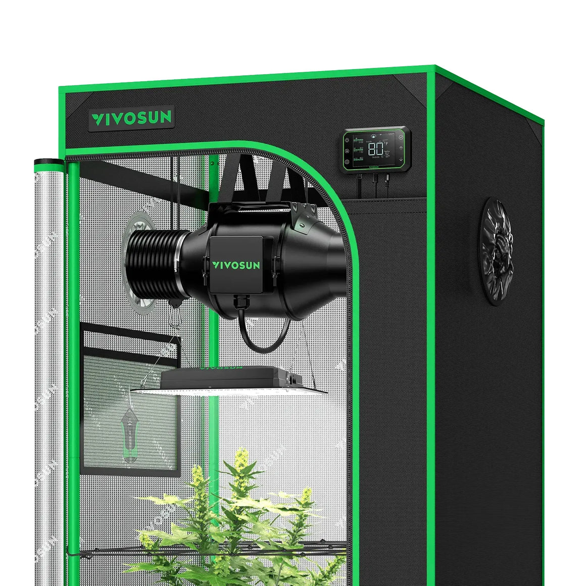 Vivosun Smart Grow Tent Kit 1 Plant | 2’ x 2’