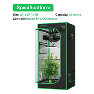 Vivosun Smart Grow Tent Kit 1 Plant | 2’ x 2’