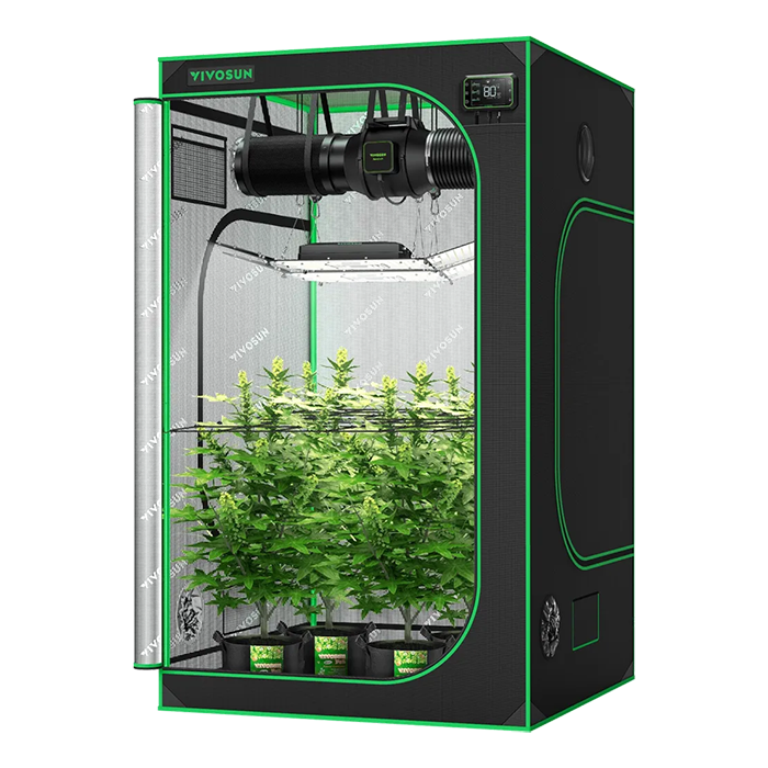 Vivosun Smart Grow Tent Kit 4 Plant | 4’ x 4’