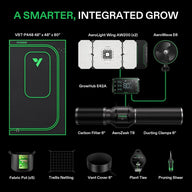Vivosun Smart Grow Tent Kit Pro 4 Plant | 4’x4’