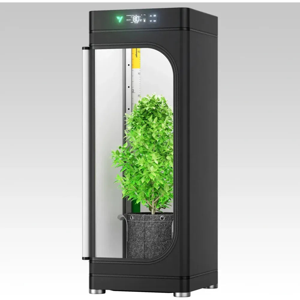 plant grow box indoor VIVOSUN VGrow All-in-One Smart Grow Box, Indoor Growing System with App Control, LED Light, Odor Filter