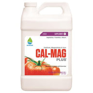 Botanicare Cal-Mag Plus supplement bottle, featuring tomatoes and prominent text 