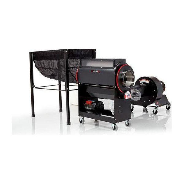 Centurion Pro Mini wet/dry bud trimming machine with fan and collection bin.