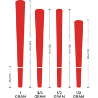 Custom Cones Custom Cones 84mm Pre-Rolled Cones - Refined White [900 Cones per Box]