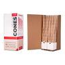 Custom Cones 84mm Pre-Rolled Cones - Unrefined Brown [900 Cones per Box]