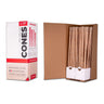 Custom Cones 98mm Reefer Pre-Rolled Cones - Unrefined Brown [800 Cones per Box]