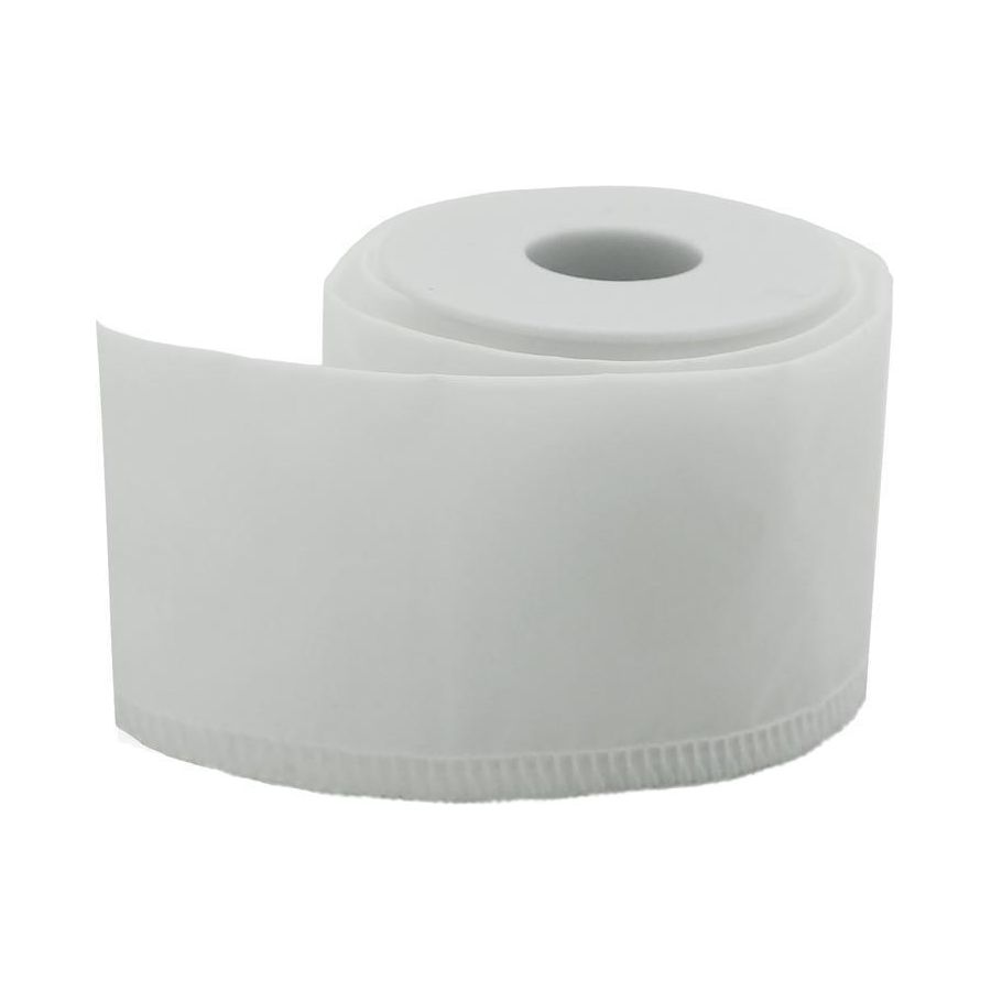 A white roll of rosin filter tube is shown on a white background.