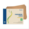 Dulytek 50-Sheet Unbleached 10" X 7" Pre-Cut Parchment Paper