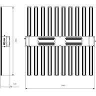 Electrivo Electrivo 960W XBar Pro Full-spectrum LED Grow Light