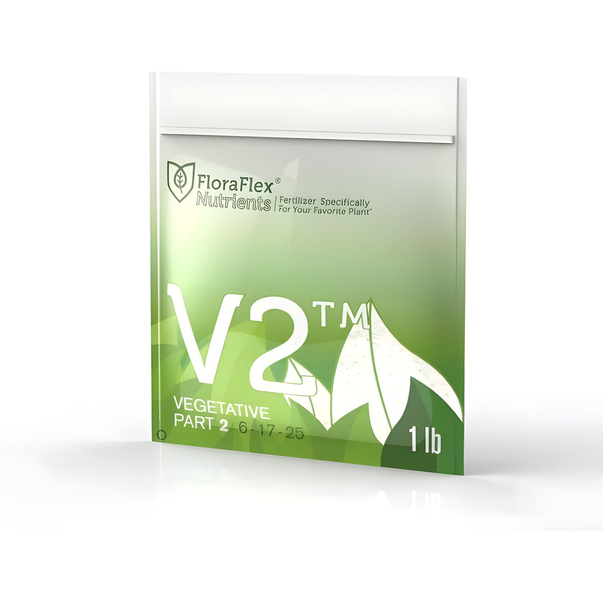 FloraFlex V2 Vegetative Part 2 nutrient solution, 1 lb bag.