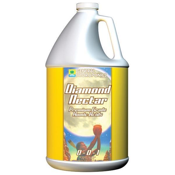 General Hydroponics Diamond Nectar 1-gallon jug of premium grade humic acids.
