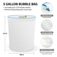 Gutenbergs Dank Pressing Co Gutenberg's Dank Pressing Co 5 Gallon All Mesh Bubble Bag Single