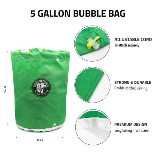 5 Gallon All Mesh Bubble Bag Single
