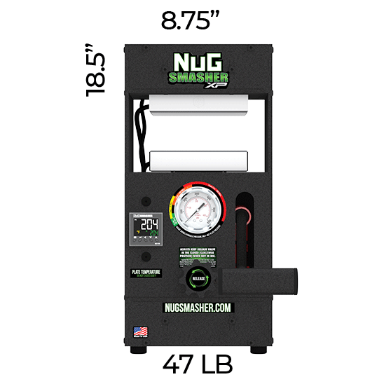 NugSmasher NugSmasher XP 12 Ton Rosin Press Dimensions