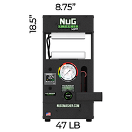 NugSmasher NugSmasher XP 12 Ton Rosin Press Dimensions