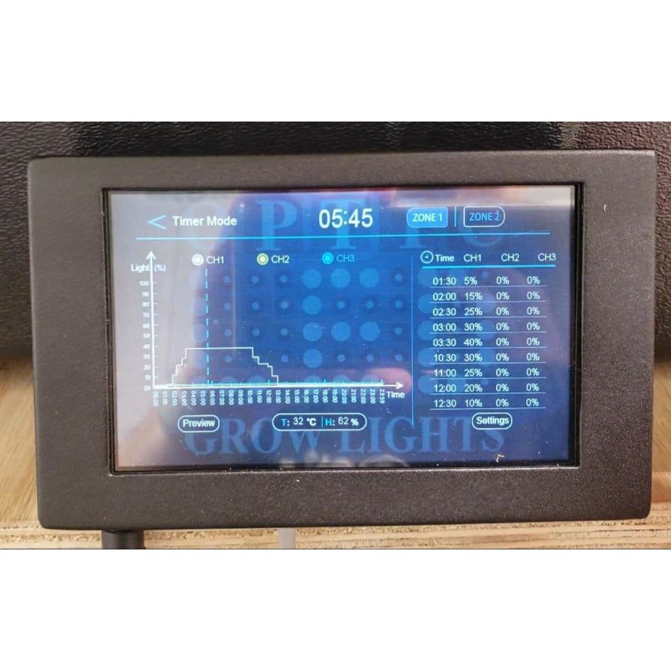 Optic LED 7" Touchscreen Automated Dimmer Master Controller V3