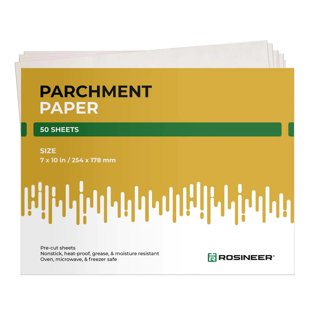 Rzam Rosin Parchment Paper | Super Thick and Slick | 6 X 12 | 100 Sheets  | Parchment Paper for Heat Press