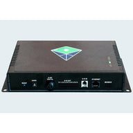 Black Scynce Air LED controller with ports for reset, power, 0-10V, Ethernet, and Modbus.