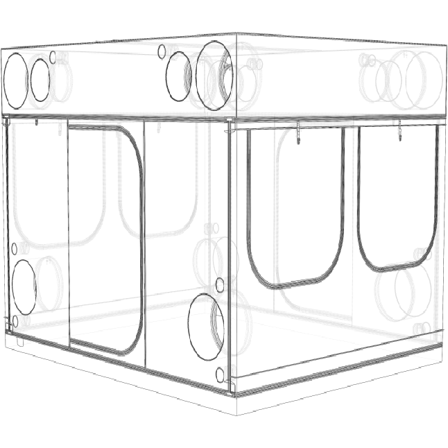 Secret Jardin Intense V3 240 8' x 10' x 7' Hydroponic Grow Tent