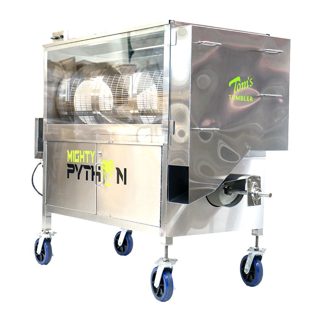 Toms Mighty Python Dry Bud Trimming Machine